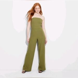 Wild Fable Sage Green Jumpsuit